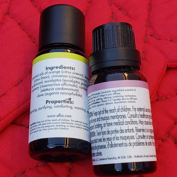 ellia 100% Pure Therapeutic grade Oils Bundle of 2 - Picture 2 of 4